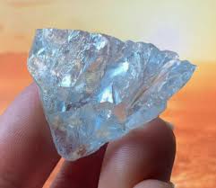 EXTREMELY RARE ETCHED BLUE TOPAZ NATURAL CRYSTAL MADAGASCAR ...