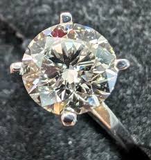 2.1ct Lab grown diamond engagement ring