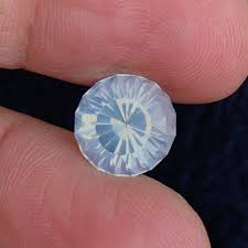 5.70 Cts Milky Quartz | Natural Flower Cut Gemstone | White Moonstone Look | Untreated | Pakistan Origin