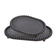 Large Black Beaded Tray – Jonah Brown Boutique