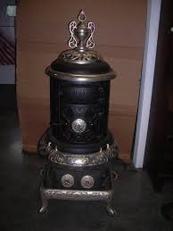 Sold at Auction: Original Victorian cast iron wood burning ...