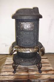 Antique Parlor Wood Burning Cast Iron Stove | Parlor Stove ...