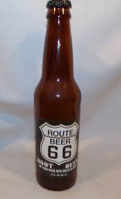 Rare Vintage Route 66 Root Beer Brown Bottle EMPTY With Top ...