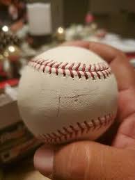 JEROME WILLIAMS AUTOGRAPHED BASEBALL WITH/COA FADED | eBay