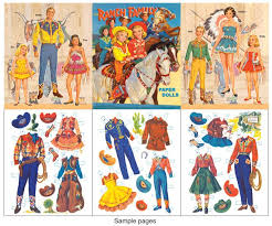 The Ranch Family Paper Dolls [Fun retro westernware ...