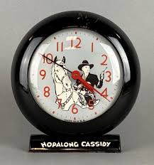 Sold at Auction: Vintage US Time Corporation Hopalong Cassidy Hoppy Alarm Clock