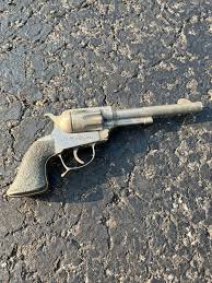 Vintage 50's Roy Rogers Metal Cap Toy Gun Western