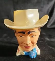 ROY ROGERS KING OF THE COWBOYS PLASTIC CUP/ MUG,1950S, F & F ...