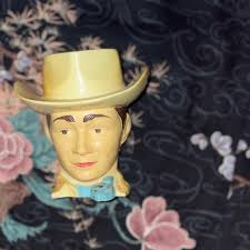 Art | Vintage Antique Collectible Male Cowboy Hat Figurine | Poshmark