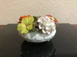 Vintage Royal Adderley Floral Bone China Footed Candle ...