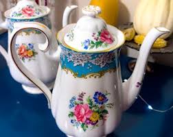 Vintage Royal Albert Enchantment Large and Medium Coffee Pot ...