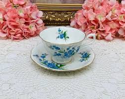 Royal Albert Forget Me Not Teacup and Saucer Circa 1950's ...
