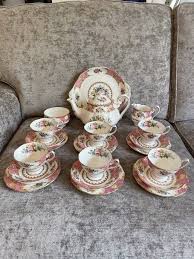 Royal Albert "lady Carlyle" Tea Set Complete With Teapot ...