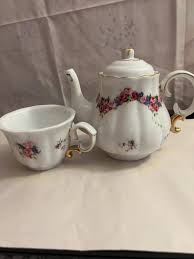 Rose Porcelain Tea for One - Etsy