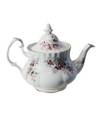 1961 Royal Albert Lavender Rose Bone China Teapot and ...