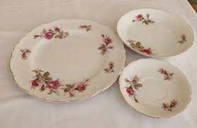 Vintage UCAGCO Japan Fine China - Old Rose Pattern - Gold Edges - Place Setting | eBay