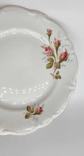 Johann Haviland Antoinette Pink Rose Buds 10" Set of 4 Dinner Plates Germany | eBay