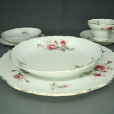 Old Rose by Ucagco China Set 6 Piece Place Setting | eBay