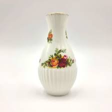 Vintage Royal Albert Bud Vase Old Country Rose Bone China ...