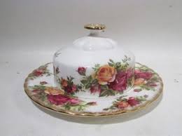 Old Country Roses Butter Dish | eBay