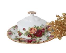Vintage Royal Albert Butter Dish Old Country Roses Porcelain - Etsy Canada