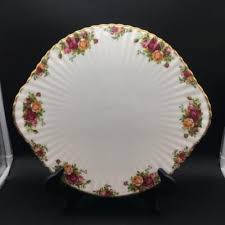 ROYAL ALBERT OLD COUNTRY ROSES 2 PC CAKE SET - CAKE PLATE & KNIFE IN BOX CH6882 | eBay UK