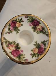 royal albert old country roses candle holders | eBay