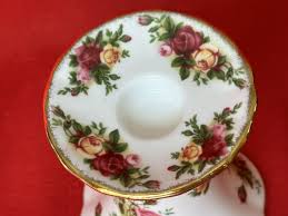 VINTAGE Royal Albert Bone China Old Country Roses Candlestick Holder, England | eBay