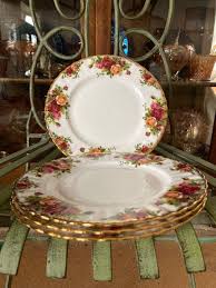 Royal Albert Old Country Roses Salad Plates. Set of 4. 8 ...