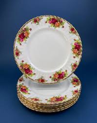 Royal Albert Old Country Roses Motif 10.25" Dinner Plates ...