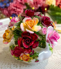 Extra Lg Vintage Royal Albert Old Country Rose Floral ...