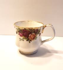 Vintage Royal Albert Old Country Roses Montrose Mug Tea Cup Gold Rim England | eBay