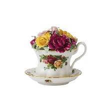 Royal Albert Old Country Roses 4" Musical Teacup, Bad box ...