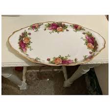 Royal Albert Old Country Roses Oval Handled Tray. For Sale ...