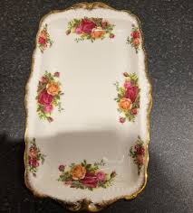 Royal Albert Old Country Roses Rectangular Sandwich Tray - Etsy