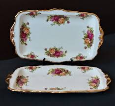 Rectangular Tray, Sandwich/sweet Treats, Vintage Royal ...