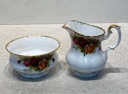 Royal Albert Old Country Roses Sugar And Creamer ...