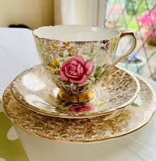 Royal Tron 'rose' Trios Complete Cover in Gold Filigree Fabulous Condition - Hand Finished - Etsy