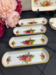 1962 Royal Albert Old Country Roses Serving Dishes, Vintage Made in England, Sold Separately - Etsy