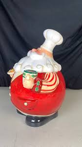 Home Interieurs, Weihnachtsmann, Koch Keksdose, Rentner hat einen Riss und Abschürfungen - Etsy.de