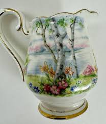 Vintage Royal Albert SILVER BIRCH Small Creamer Bone China ...