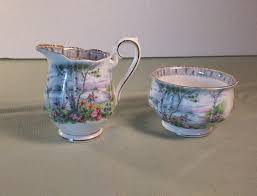 Vintage Royal Albert SILVER BIRCH Small Pitcher and Sugar ...