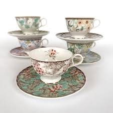 Montmartre Fine China Porcelain Teacup Tea Cup Set Floral Made Japan 10 PCS NIB | eBay