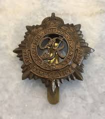 WW1 Army Servive Corps Honi Soit Qui Mal Y Pense Bronze ...