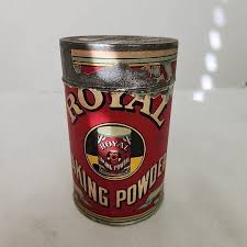 Vintage Royal Baking Powder 12 Oz Empty Tin Embossed Lid | eBay