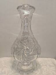 Vintage Cut Crystal Stunning Lamp Base Body ~ Heavy ~ 14.5 ...