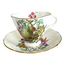 Vintage Clarence Bone Footed China Cup and Saucer Set | eBay