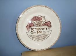 2 VTG ROYAL CHINA CERAMIC STRAWBERRY & CHERRY RECIPE PIE PLATE BAKING DISH | eBay