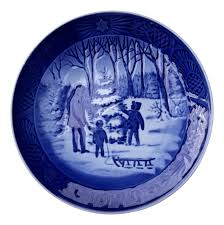 Christmas Plate Choosing the Christmas Tree from Royal ...
