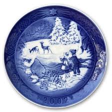 2002 Royal Copenhagen Christmas Plate – Open House Imports